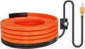 Heat Tape Water Pipes for Pipe Freeze Protection, Pipe Heating Cable, Anti-Freeze Pipe Heating Trace System 9FT Orange