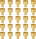 SUNGATOR 25-Pack 1/2" Pex Female Adapter, No Lead Brass Fitting, NSF, UPC Certified