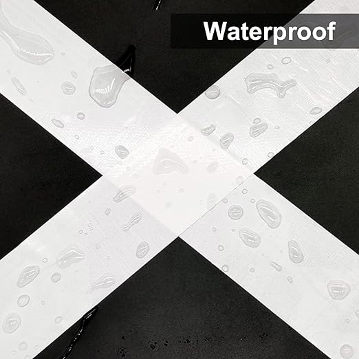 Duct Tape Heavy Duty - White Tape Duct 2 Inches x 30 Yards 3 Pack, 8.27 mil, Strong, Flexible, No Residue, All-Weather and Tear by Hand - for Repairs, Industrial, Professional Use
