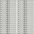 3/16 T316 Stainless Steel Stud Tensioner Cable Railing Hardware 60pcs，for Wood & Metal Posts Cable Railing System Kit