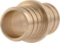 SharkBite 3/4 Inch Crimp Coupling, Brass Plumbing Fitting, PEX Pipe, PE-RT, UC016LFA