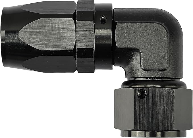 EVIL ENERGY 12AN Hose End Fitting 90 Degree Swivel Low Profile Forged Aluminum for CPE Braided Line