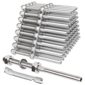 BLIKA 60 Pack Cable Railing Swage Threaded Stud Tension End Fitting Terminal for 1/8" Cable Deck Railing, T316 Stainless Steel, Swage Threaded Terminal for 2"x2" Wood/Metal Posts