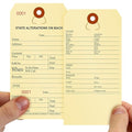 SmartSign Numbered Alteration Tags | 3.125" x 6.25" Manila Stock, Pack of 500