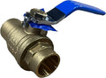 EZ-Fluid 3/4" Full Port Ball Valve, Heavy Duty Sweat Solder C X C Water Stop Shut Off Valve LF,For Copper Tubing (1)