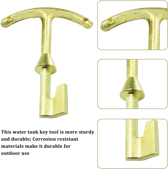 M07001 Water Meter Box Key, Water Meter Cover/Lid Opening Tool, 5.5 Inches (M07001 Water Meter Box Key * 1 Pcs)
