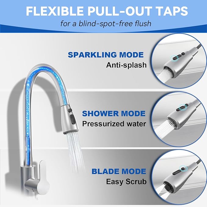 27inch Stainless Steel Utility Sink, Commercial Kitchen Single Bowl Sink with Cold and Hot Water Faucet,Hoses and Drain Kit,Complete Base Plate for Kitchens, Bathrooms, Garage, Laundry Room