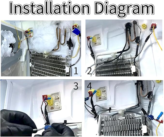 Braided Aluminum Drain Pan Heater,defrost Drain Heater,Compatible with Supco SH201,Suitable for 115V 15W, Length 25 Inches