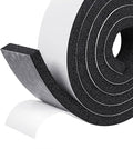 fowong Open Cell Foam Tape- 1 Roll, 2" W X 1/2" T X 6.5' L Weather Stripping Door Insulation Air Conditioner Seal Shock-Absorbing, Total 6.5 Feet