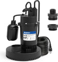 Acquaer 1/2 HP Sump Pump, 4060 GPH Submersible Clean/Dirty Water Pump with Adjustable Float Switch for Garden Pool, Basement, Flooded House, Hot Tub and Irrigation, Max head 32 ft.