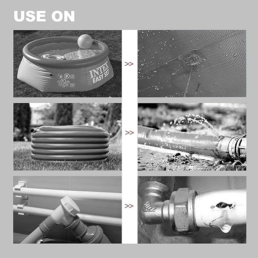 Silver RV Roof Sealant Tape, 8" x 10' Waterproof Repair Seal Tape – Extra Thick, UV-Resistant, Weatherproof Patch for Permanent Leak Sealing on RVs, Trailers, and Mobile Homes
