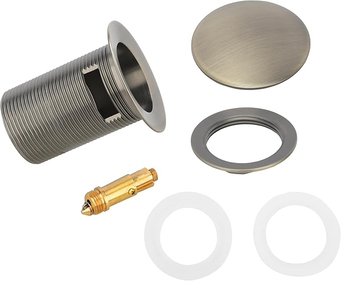 Bronze Freestanding Bathtub Drain Stopper, Compatible with Drain Rough-in Kit
