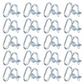 20 PCS Cross Connector Pipe Clips for 1/2" EMT Electrical Pipe(O.D. : 0.706"), Cross Conduit Clamp for Greenhouse, Awning & Fence, Tripods