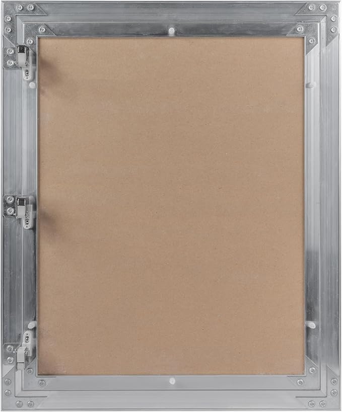 Vent Systems 16" x 20" Inch Aluminum Drywall Access Panel – Recessed Metal Rectangular Inspection Door for Wall, Ceiling, Plumbing, HVAC System – Indoor Use for Home, Garage, Office Renovation, Repair
