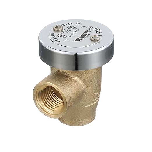 Watts LF288A 1/2" Lead-Free Brass Anti-Siphon Vacuum Breaker Backflow Preventer, Female NPT Inlet and Outlet, Silicone Disc Seat, Chrome Hood, Low-Flow Applications