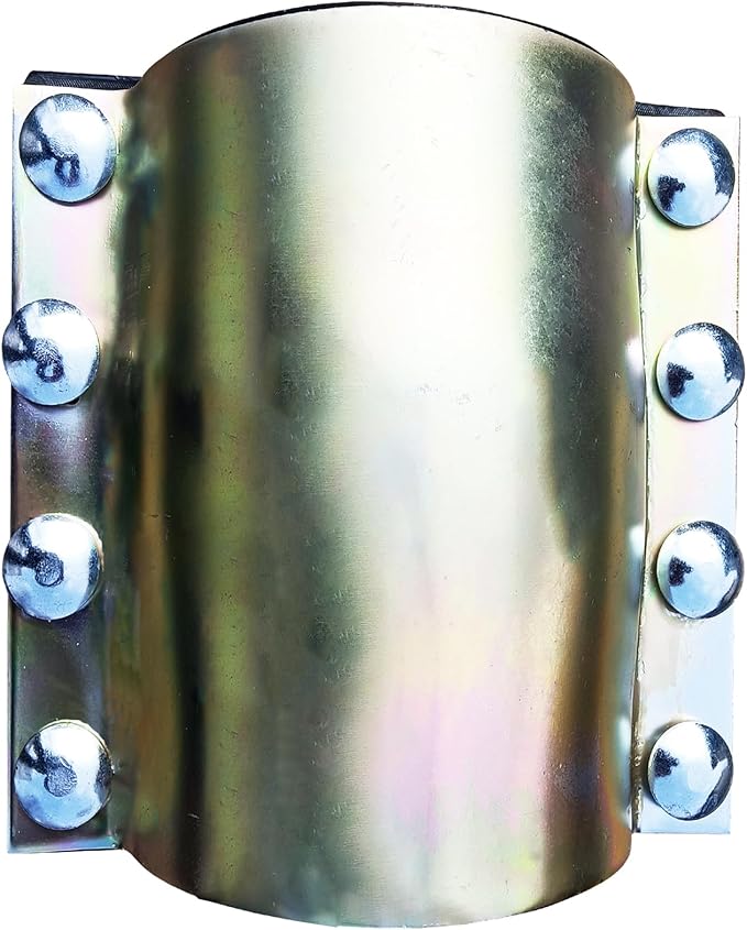 Water Pipe Repair Clamp,OD of The Applied Pipe is About 3 inch,Leak Sealer for Pipes and Plumbing,Length 7.09 inch,Suitable for Steel Pipe,Iron Pipe and PE/PPR Pipes