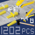 Tile Leveling System with Tile Plier and Rubber Mallet, 1000 Piece Tile Spacers Clips and 200 Piece Reusable Wedges, Tile Leveler Tool Set for Tile and Stone Installation (1/16 Inch）