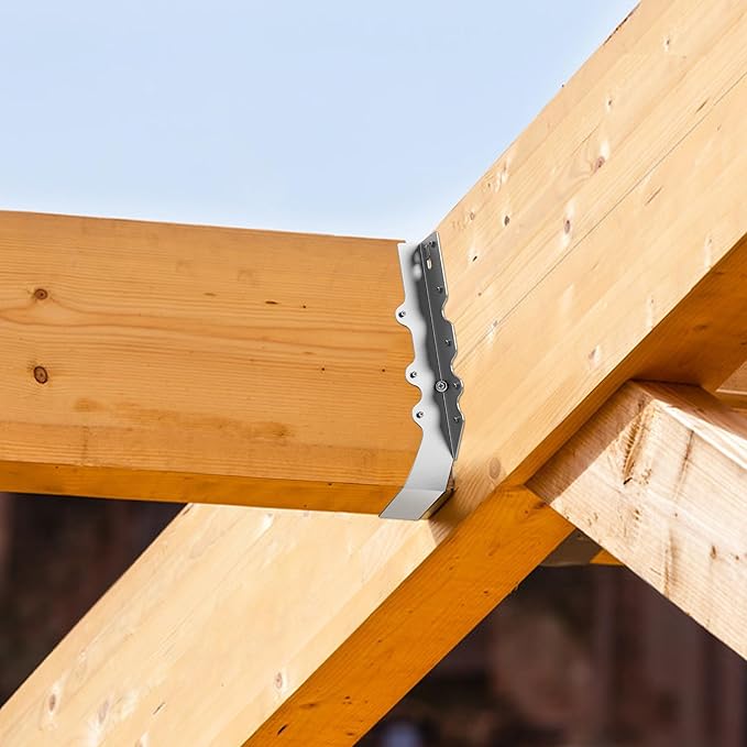 2X10 Joist Hanger 20 Gauge LU210 Galvanizing Face Mount Joist Hangers for Wood Hurricane Ties Widely Applicable Rafter Ties - 20 pk