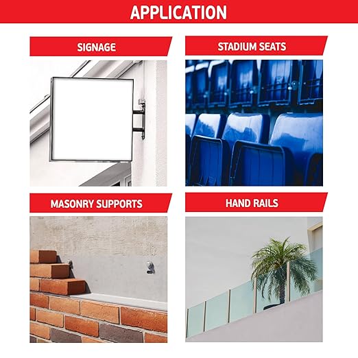 Multi Purpose 2-Part Pure Epoxy 9.5oz - Highest Rated Strength for Anchoring & Crack Repair - ICC Approved - Long Term Tempeture & Water Resistance - Made in The USA - Grey Color