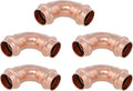 SharkBite 3/4 x 3/4 Inch 90 Degree Elbow, Copper Press Plumbing Fitting, Pack of 5, UPR256X5