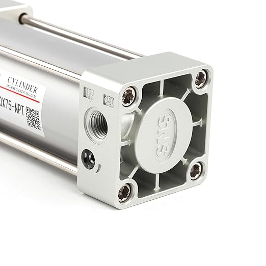 SNS Pneumatic Standard Air Cylinder S-SC 50 x 75 NPT 1/4, Bore: 2 inch, Stroke: 3 inch, Double Acting