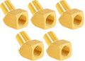 ChillWaves Brass Pipe Fitting, 45 Degree Barstock Street Elbow 1/4" NPT Female x 1/4" NPT Male Thread Adapter(5-PACK)