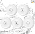 5 Pack Water Leak Detectors for Home, 100 dB Water Sensor Alarm Leak Detector for Basement, Bathroom, Kitchen, Home