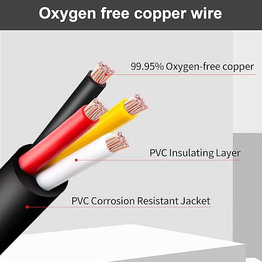 18 Gauge Wire 4 Conductor 18 AWG Electrical Wire Stranded PVC Cord Oxygen-Free Copper Cable 200FT 4 Core Pure Copper Flexible Cable Wire for LED Lamp Lighting Strips Automotive (18AWG-4C, 200FT)…