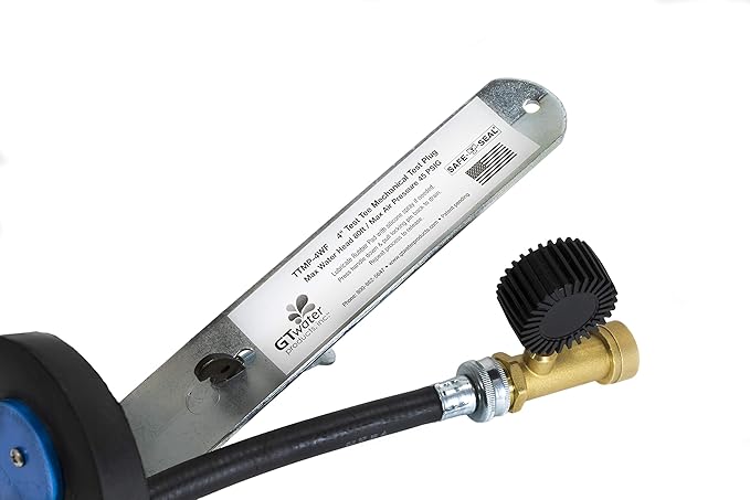 TTMP-4WF 4 Inch Mechanical Test Plug with Water Fill Feature,