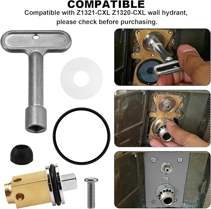 Wall Hydrant Repair Kit HYD-RK-Z1321-CXL Z1321-CXL/ Z1320-CXL Replacement for Zurn HYD-RK-Z1321-CXL Z1321-CXL/ Z1320-CXL Wall Hydrant Repair Kit