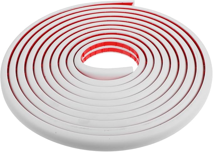 MERRYHAPY PVC Floor Wire Cover 2Cm Wide 5M Self-Adhesive Cable Management Raceway for Home and Office Cord Organizer Wall and Floor Wire Protector White