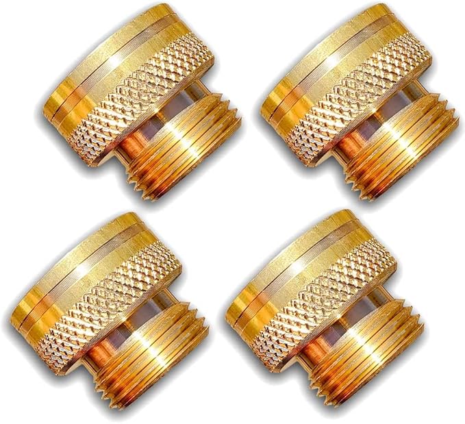 ~ 4-Pack: SM01.125 Vacuum Breaker Adapter~ Turns an Arrowhead Anti-Siphon Hose Bib Into a Straight Through Connection. Fits Bottom of PK1390 Stamped 1019-A-BFP Valve(1, SM01.125)