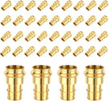 40-Pack HeSun Copper Press Fitting Adapter, 1/2" PRESS X 3/4" PEX-A Expansion F1960 Coupling, LF Brass