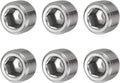 Pipe Plug Stainless Steel Internal Hex Thread Socket Pipe Plug Fitting - Fitting for (Sealing Port - Air Tanks - Water Outlets) 3/4 Inch NPT Male & 6 Pack