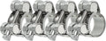 PATIKIL 20-22mm T-Bolt Hose Clamp, 4 Pack Intercooler Pipe Tube Clamps 304 Stainless Steel Radiator Hose Clamp for 0.79"-0.87" Pipe