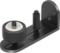 Sliding Barn Door Floor Guide, Quiet Bearing, Barn Door Adjustable Rubber Rollers, Barn Door Floor Track, Flush Bottom, Round Edge Design, 4.49" L*1.57" W*1.97" H