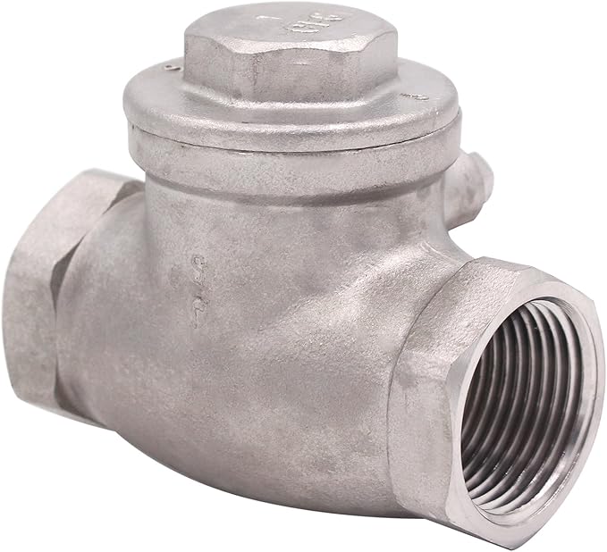 1 Inch Swing Check Valve - WOG 200 PSI Stainless Steel SS304 CF8M NPT