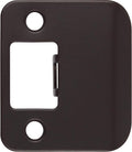 Round Corner Extended Lip Strike Plate, 2-1/4" x 1-1/2", (2" Overall Length), Oil-Rubbed Bronze by Stone Harbor Hardware