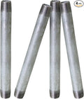 Supply Giant OQHM1410-4 Steel Nipple Pipe, 1/4'' x 10", Galvanized