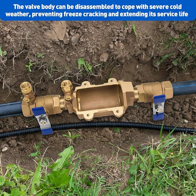 34-350 3/4" 350 Double Check Backflow Preventer,3/4 double check valve backflow preventer,Double Check Valve Assembly,Modular Design, Prevent Backpressure and Backsiphonage