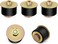 Siptenk 1-3/8" Freeze Rubber Expansion Plug 5 pcs, Automotive Rubber Expandable Freeze Plugs for Engine