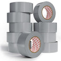 SWRT 9 Mil 10-Pack Silver Heavy Duty Duct Tape Strong Adhesive, 2 in x 30 YD (Total 300YD) Duct Heavy Duty Waterproof All Weather Gray Duct Tape No Residue Sealing & Patching for Indoor&Outdoor Repair