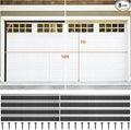 USTAR Garage Door Seal Top and Sides Kit for 16x7 ft Door - Heavy Duty Aluminum Track & 2" Brush Weather Stripping, Commercial Roll Up Door Seal, Blocks Drafts & Dust