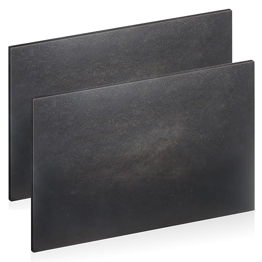 1/4'' x 6'' x 12'' Steel Plate, 2 Pcs Steel Sheet Weldable Metal Sheet, A36 Steel Base Plate for Structural Support and Industrial Use