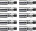 1" Hose x 1" NPTF Male Pipe Swivel Hydraulic Hose Crimp Fitting Ends | MPX-16-16