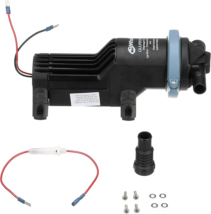 Whale Gulper 220 Graywater Pump - Manages Gray Waste in Boats & RV - 3.5 GPM Flow Rate - 12V/24V