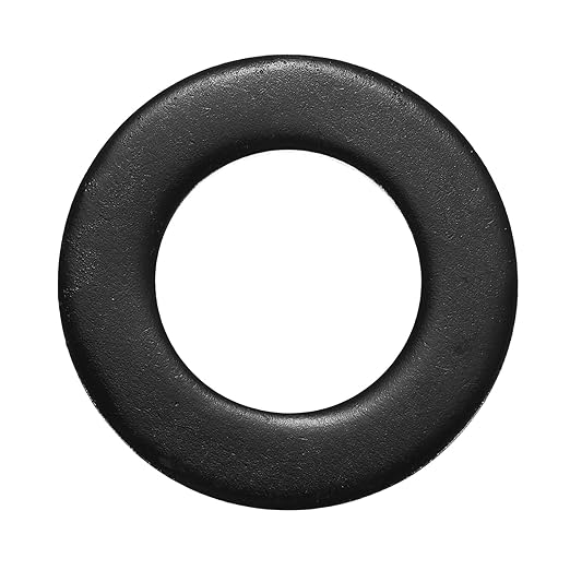 1-Pack M36 Flat Washers, Metric 66mm OD 5mm Thick 304 Stainless Steel Washers for Bolts Screws Nuts for Automotive/Machinery/Furniture, Flat Metal Washers [Black Galvanized]