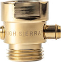High Sierra® - Shower Head Pause & Pressure Control Valve - Solid Metal – Push-Button Valve Easily Controls the Flow of Water or Shuts It Off to Just a Trickle - Polished Brass Finish