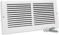 14 x 6 Inch Return Air Vent Cover, Solid Steel HVAC Grille for Wall or Ceiling, White Duct Opening, Durable Return Air Vent Cover, Airflow Ventilation Grille for Home or Office