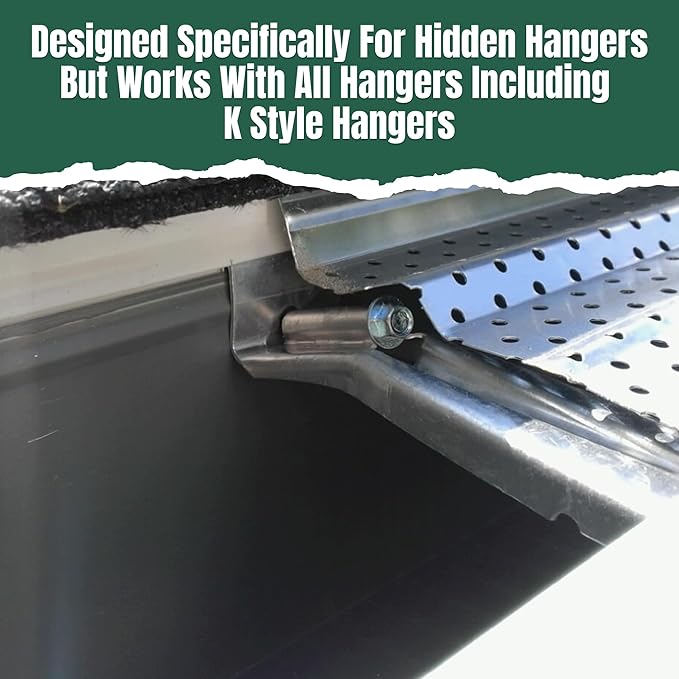 A-M Gutter Guard – Premium Heavy-Duty Aluminum Leaf & Debris Protection, Lifetime Quality (5 Inch - 2800 Feet, Mill Finish) - DIY Easy - Made in the USA